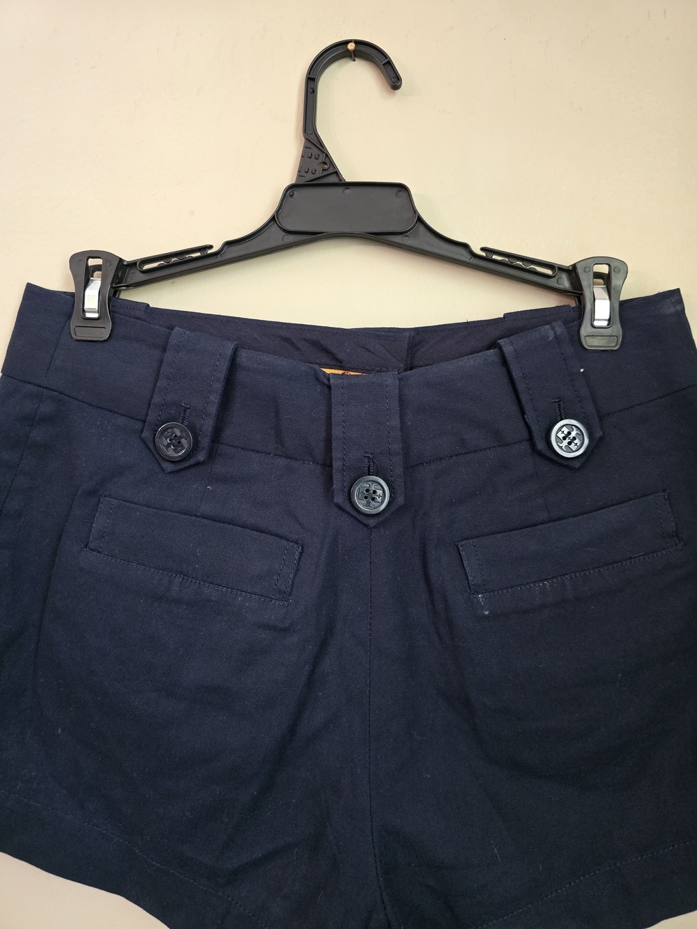 Tory Burch Navy Shorts Women - Picture 3 of 8